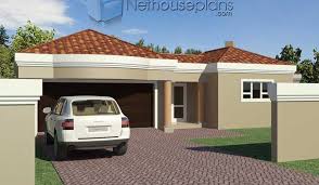 3 Bedroom House Plan With Garages