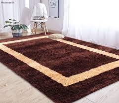 radiance square gy fluffy rug