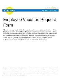 Military Leave Request Form Template Unpaid Leave Of Absence Form