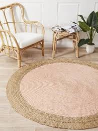hand braided round jute rug area round