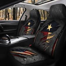 Texas American Flag Car Seat Cover