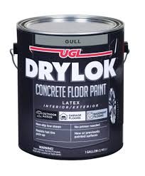 flat concrete and garage floor paint