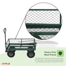 Oypla Metal Garden Trolley