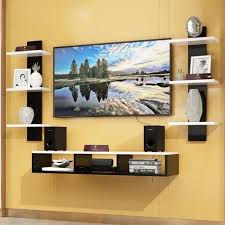 Wooden Wall Mounted Tv Unit Cabinet