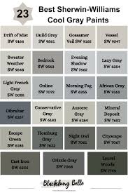 23 best sherwin williams cool gray