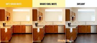soft warm white vs cool white vs daylight
