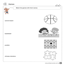indoor games worksheets for nursery