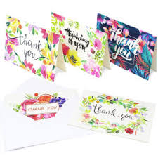 Cmyk Printing Customized Fold Wedding Thank You Greeting Cards