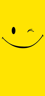 happy smile black yellow hd phone