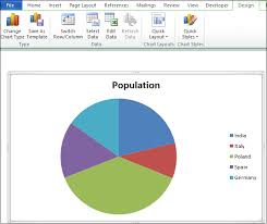 how to create a pie chart in word