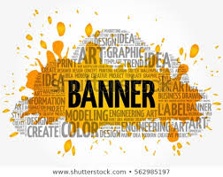 Banner Word Cloud Creative Business Concept Stock Vector Royalty