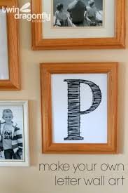 Create Letter Wall Art Homemade Heather