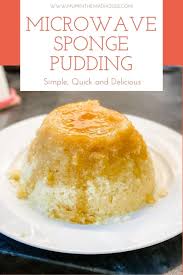 microwave sponge pudding recipe mum