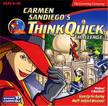 Who in the world is carmen sandiego? Carmen Sandiego S Thinkquick Challenge Wikipedia