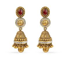 gupta dynasty ethnix gold earring