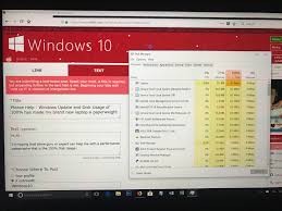 To test windows and see if this is the case, you can disable the feature temporarily. Help Windows Update And 100 Disk Usage Has Rendered My Brand New Laptop A Useless Paperweight Windows10