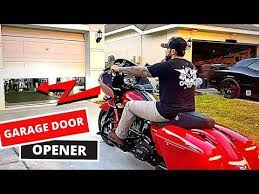 custom harley garage door opener by