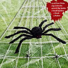 Halloween is lurking around the corner, which means its time to get into the spirit of the season and decorate. Amazon Com Halloween Spider Web Decoration 40 Giant Spider Decorations And 23x18ft Large Spider Webs Halloween For Indoor Outdoor Halloween Decorations Toys Games