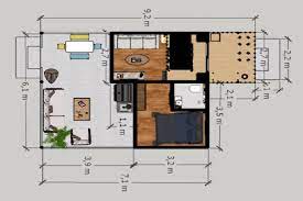 Cozy Tiny House Plan 3x6 Loft Design