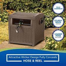 Suncast 225 Smart Trak Hideaway Hose Reel Brown