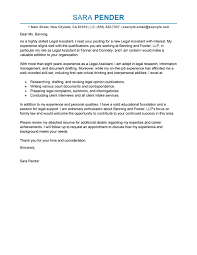 Best Legal Assistant Cover Letter Examples Livecareer