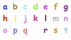 The free printable stencils are in a block font and include all the alphabet letters a through z, numbers 1 though 9, and of course punctuation. Colorful Alphabet Letters From A To Z In Lower Cases Free Printable Worksheets For Kids