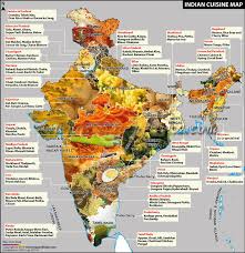 Indian Cuisine Map Indian Food