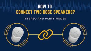 how to connect two bose speakers