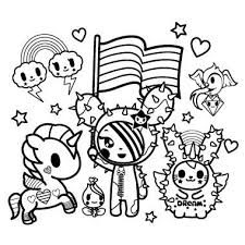 The tokidoki brand was created in italy in the early 2000s by simone legno, passionate about japanese culture. Coloring Pages Tokidoki