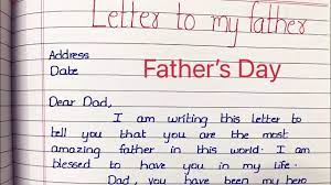 letter to my father father s day