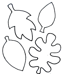 Fall Leaf Template Leaf Outline Coloring Page Autumn Pages Fall Leaf