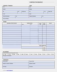 Contractor Invoice Templates Free Results Found Receipt Pdf Resume