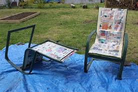 refurbish outdoor furniture with spray