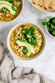 vegan white bean chili nourished by