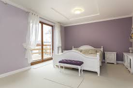 elegant purple and white bedroom ideas