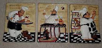 Ceramic Wall Tile Art With Italian Chef