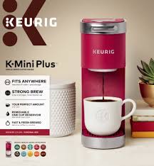 Frontfill™ compact 12 cup coffee maker. Keurig K Mini Plus Single Serve Coffee Maker Cardinal Red 1 Ct Smith S Food And Drug