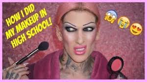 my makeup in high jeffree star