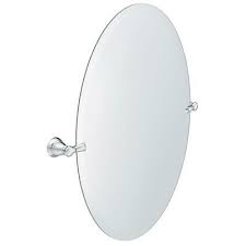 frameless pivoting single wall mirror