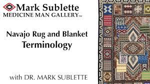 navajo rug and blanket terminology with