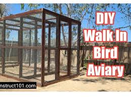 Diy Walk In Bird Aviary 8x16 Plans Pdf