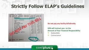 Insurance and deductible amounts, and to contact elap at once upon the receipt of a balance bill from a medical provider or a collection firm. City Electric Supply Ppt Download