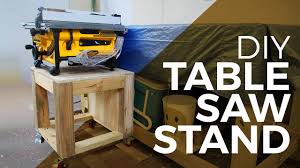 how to make a tablesaw stand you