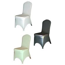 Spandex Chair Cover In White Black