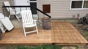 tips for building a ground level deck