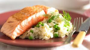 Soy salmon recipe fish recipes jamie oliver recipes. Pea And Dill Risotto With Salmon 9kitchen