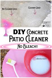 Diy Concrete Patio Cleaner Based On