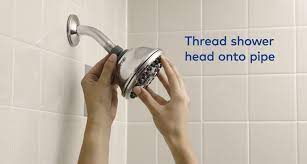 how to install or change a shower head