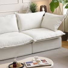 Linen Sofa Loveseat Chair And Ottoman