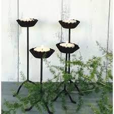 Rustic Candle Holder Garden Plant Stake